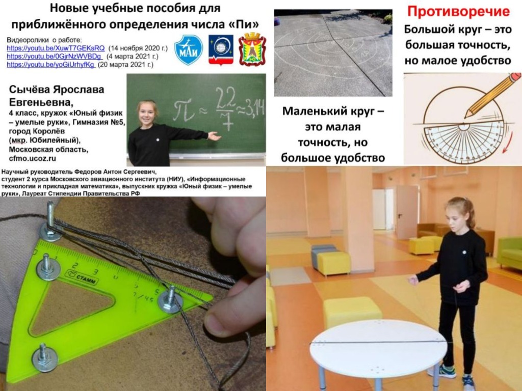 НОВЫЕ УЧЕБНЫЕ ПОСОБИЯ ДЛЯ ПРИБЛИЖЁННОГО ОПРЕДЕЛЕНИЯ ЧИСЛА ПИ